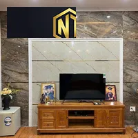 VÁCH ỐP TƯỜNG TV PHÒNG KHÁCH SANG TRỌNG